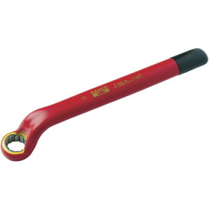 BAHCO(�o�[�R) Insulated Offset Ring Spanner 1000V�≏�d�l�I�t�Z�b�g�Ќ����K�l 24mm 2MV-24