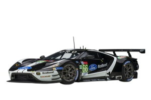 �I�[�g�A�[�g (AUTOart) 1/18 �t�H�[�h GT 2019#66 ���E�}��24���ԃ��[�X LMGTE Pro�N���X �u���b�N/�z���C�g �����i 81910