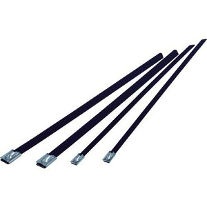 TRUSCO(�g���X�R) �R�[�e�B���O�X�e�����X�P�[�u���^�C W4.6×127L 100�{�� TBSTC-127