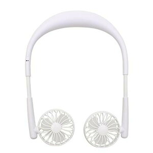 �q���E�R�[�|���[�V���� Neck Twin Fan �l�b�N�c�C���t�@�� ��ɂ�������V�����J�^�`�̐�@ �z���C�g HE-NTF001W