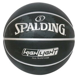 SPALDING スポルディング ハイライト シルバー ラバー 7号球 85-096Jバスケ バスケットボール
