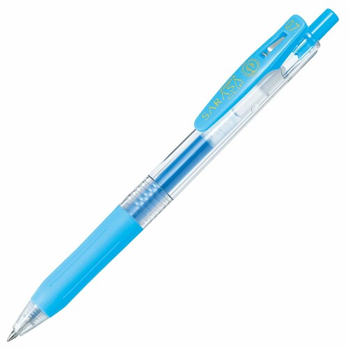 ゼブラ ジェルボールペン サラサクリップ 0.7 ライトブルー 10本 B