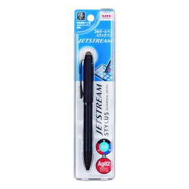 三菱鉛筆 3色ボールペン&タッチペン ジェットストリームスタイラス 回転繰り出し式 0.5 ブラック 書きやすい SXE3T24005P24