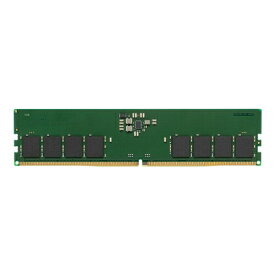 キングストンテクノロジー キングストン Kingston デスクトップPC用メモリ DDR5 4800MT/秒 16GBx1枚 CL40 1.1V KVR48U40BS8-16 製品寿命期間保証