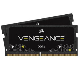 CORSAIR DDR4-2666MHz ノートPC用 メモリ Vengeance シリーズ 64GB (32GB × 2枚) CMSX64GX4M2A2666C18