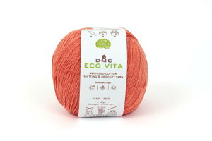 �f�B�[�G���V�[(DMC) ECO VITA �G�R���B�[�^ ���T�C�N���R�b�g�� �ю� ���� #105 �I�����W�n 100g 250m DMC388