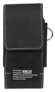 SK11(�G�X�P�[11) �X�}�[�g�t�H���P�[�X ��70×����150×���s50mm �O���[ F-729 2WAY�x���g�ʂ� GRAY