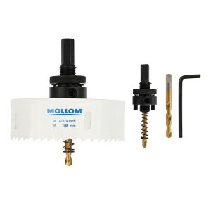 Mollom 108mm (4-1/4) HSS M42 �R�o���g 8% �o�C���^���z�[���\�[ �A�[�o�[�t��