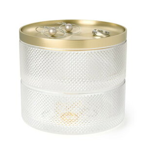 umbra (�A���u��) �e�\�� �W���G���[�{�b�N�X �K���X×�S�[���h ���[ �~ �~�` jewelry box round elegant