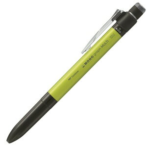 トンボ鉛筆 多機能ペン 2&S+消しゴム MONO モノグラフマルチ ライム CPA-161E