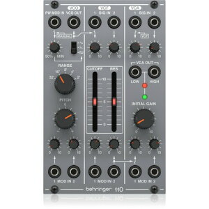 Behringer �A�i���O�V���Z�T�C�U�[ ���W�����[ ���[�����b�N���W���[�� ���[�����b�N�Ή� �A�i���OVCO/VCF/VCA���W���[�� SYSTEM100�V���[�Y 110 VCO/VCF/VCA GRAY