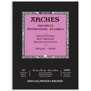 Arches�A���V�� ���ʎ� �p�b�h 300g �ɍ�23X31cm 12�� (1795097) �i�`�������z���C�g