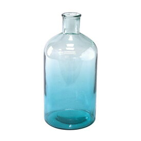 SPICE OF LIFE(スパイス) 花瓶 リサイクルガラスフラワーベース VALENCIA TRECE スカイブルー 直径13.5cm 高さ28cm スペインガラス VGGN1130SK