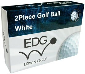 エドウィンゴルフ(Edwin Golf) ゴルフボール 1ダース(12個入り) ホワイト EDBA-3775