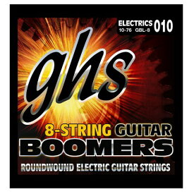 ghs エレキギター弦 Guitar BOOMERS/ギター・ブーマーズ 8弦ギター用 ライト 10-76 GBL-8
