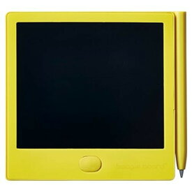 キングジム(Kingjim) 電子メモパッド ブギーボード 3.9インチ ふせんサイズ コンパクトモデル 電池交換可 BB-12 黄色