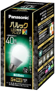 �p�i�\�j�b�N �p���b�N LED�d�� �������a26mm �v���~�AX �d��40�`���� �����F����(4.4W) ��ʓd�� ��ԑS�̂��Ƃ炷�^�C�v (�S�����^�C�v) �����Ή� LDA4NDGSZ4AN