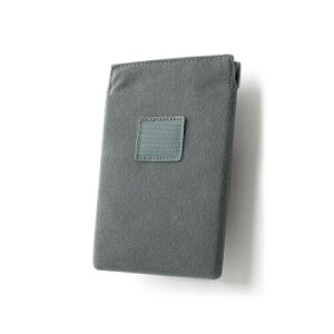 KANI �t�B���^�[�P�[�X 100mm�� �X�y�A�p�b�h �t���[���t�� 100×150mm �O���[ �c�^ �x���N���t�� �O��:12×19×1.5cm �uHT100 IV�v�p �p�^�t�B���^�[2�����[�\ �|���G�X�e���� 818061