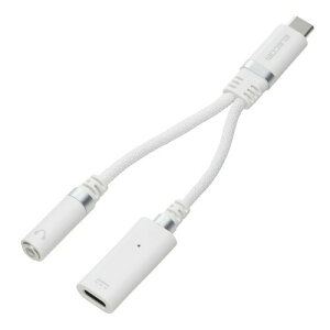 �G���R�� USB C to 3.5mm �C���z�� �ϊ��A�_�v�^ �I�[�f�B�I �W���b�N�ϊ� DAC���� ���ϋv �n�C���] �[�d���Ȃ��� PD�Ή� iPhone�Eandroid�Ή� �u���b�N MPA-C35DSPDWH