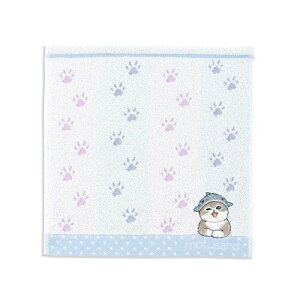 �^�I�����p��(Towel Museum) mofusand �������� �^�I���n���J�` �u���[ �ɂ�� ���� 43-0150070 ��25×25cm