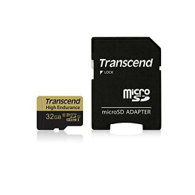 トランセンドジャパン トランセンド 高耐久 microSDカード 32GB MLCフラッシュ搭載 ドライブレコーダー セキュリティカメラ用 SDカード変換アダプタ付TS32GUSDHC10V