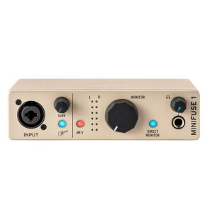 Arturia �A�[�g���A ���y����\�t�g�t�� �|�[�^�u���E�I�[�f�B�I�C���^�[�t�F�C�X MiniFuse 1 Champagne �V�����p�[�j��