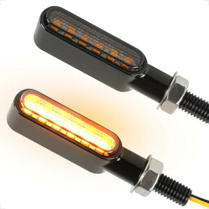 Evermotor �o�C�N LED�E�C���J�[ ���^ E�}�[�N�F�� 12V�Ή� M8�l�W�t 2�Z�b�g