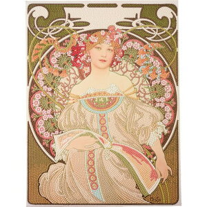 �������� �_�C�������h�t�B�b�N�X MUCHA�A�[�g�R���N�V���� �u���z�v �r�[�Y�L�b�g 300×400mm DF34-MC001