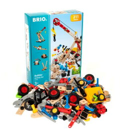 BRIO (ブリオ) ビルダー アクティビティセット (全210ピース) 対象年齢 3歳~ (大工さん 工具遊び おもちゃ 知育玩具) 34588