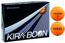 キャスコ(Kasco) ゴルフボール KIRABOON ゴルフボール 三角ターゲットマーク 1ダース 12個入り KIRABOON 三角 OR オレンジ