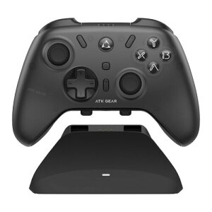 ATK �R���g���[���[ Axe Pro ���C�����X PC/���o�C��/Switch1-2�Ή� �������� 6���W���C���Z���T�[ �z�[���G�t�F�N�g�X�e�B�b�N���g���K�[ �[�d�h�b�N Black