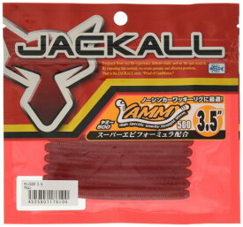 JACKALL(ジャッカル) ワーム ヤミィ500 3.5インチ アカムシ