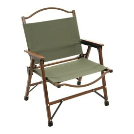 不二貿易 折りたたみ椅子 ローチェア 幅55×奥行56×高さ65cm オリーブ アウトドアチェア 軽量 水洗い可能 耐荷重80kg シュミット 37982