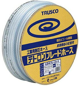�g���X�R���R(TRUSCO) �u���[�h�z�[�X �N���A 19×26mm ����50m TB-1926D50