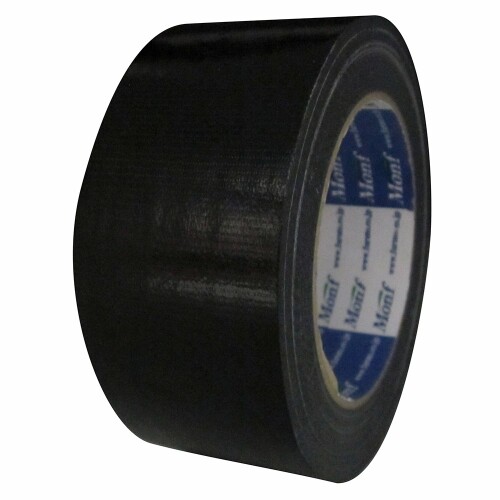 古藤工業 Monf No.890 カラー布粘着テープ 黒 厚0.22mm×幅50mm×長さ25m