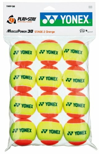 ヨネックス YONEX 硬式テニス ジュニア用 お求めやすく価格改定 ストア 7歳~11歳 1ダース12個入り テニスボール TMP30 マッスルパワーボール30