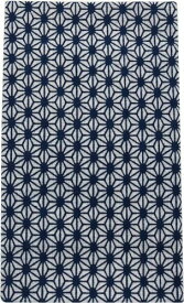 Miyamoto-Towel 日本製 注染 小紋 手ぬぐい 33×90cm 小麻の葉紺 3571