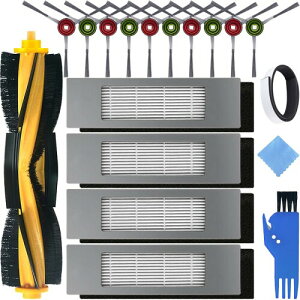 EATBALE �|���@�A�N�Z�T���[�L�b�gEcovacs�p Deebot Ozmo T8/T9/920/950/T5/T8 MAX/N8+/T8 Power/N8 Pro/N7/N10/T8 AIVI/T9 AIVI/N10 Plus���{�b�g�|���@�p�A���C�����[���[�u���V1�A�T�C�h�u���V10�AHEPA�t�B���^