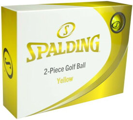 SPALDING(スポルディング) ゴルフボール 1ダース(12個入り) イエロー SPBA-3768