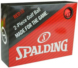 SPALDING(スポルディング) マットカラー ゴルフボール 1ダース(12個入り) レッド SPBA-3769
