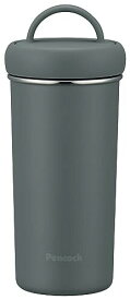 ピーコック魔法瓶工業(The-peacock) ピーコック 水筒 400ml 真空断熱 保温 保冷 タンブラーボトル 広口 抗菌 ハンドル付 分解式せん マグボトル 魔法瓶 0.4L スレートブルー AEB-40 ASL