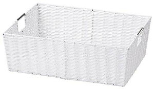 ���ǂ�Y��(Tidorisangyou) ���[�{�b�N�X �z���C�g 50X37Xh17cm PE�o�X�P�b�g 58-14WH