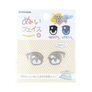 KIYOHARA �����ʂ� �ʂ��t�F�C�X���b�y�� �A�C�����ڒ� M�T�C�Y F 2������ W25mm×H18mm NUIW-06