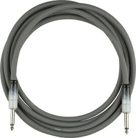 Fender フェンダー 楽器用シールドケーブル Ombr? Instrument Cable, Straight/Straight, 10', Silver Smoke 3m