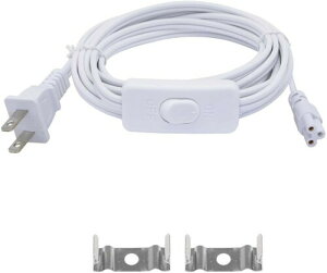 SinLoon T5 T8 LED ���C�� �R�l�N�^ �d�� �R�[�h LED �`���[�u �d�� ���� �R�[�h �I��/�I�t �X�C�b�`�t�� US LED�p LED T5 T8 ���C�g �`���[�u �����^ LED �Ɩ� ��� ���� �P�[�u�� ���C�� (4���[�g��)