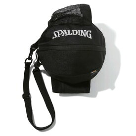 SPALDING(スポルディング) バスケットボール バッグ ボールバッグプロ ブラック x シルバー 49-005SV バスケ バスケット