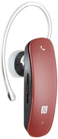 iBUFFALO Bluetooth4.0対応 ヘッドセット NFC対応モデル レッド BSHSBE33RD