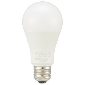 �I�[��(OHM) LED�d�� E26 100�`���� ���́E���ÃZ���T�[�t �d���F�b�I�[���d�@ LDA12L-G-MW 06-5585