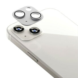 Premium Style iPhone 13 mini用 カメラレンズプロテクター シルバー PG-21JCLG03SV