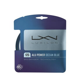 LUXILON(ルキシロン) テニス ストリング ガット ALU POWER OCEAN BLUE 125 (アルパワー オーシャンブルー 125) ブルー×パープル WR8309501125